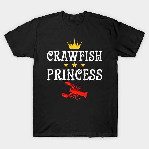 Crawfish Princess T-Shirt by SimonL